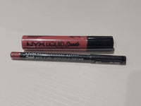 NYX Liquid Suede Cream Lipstick & Lip Liner TEA & COOKIES