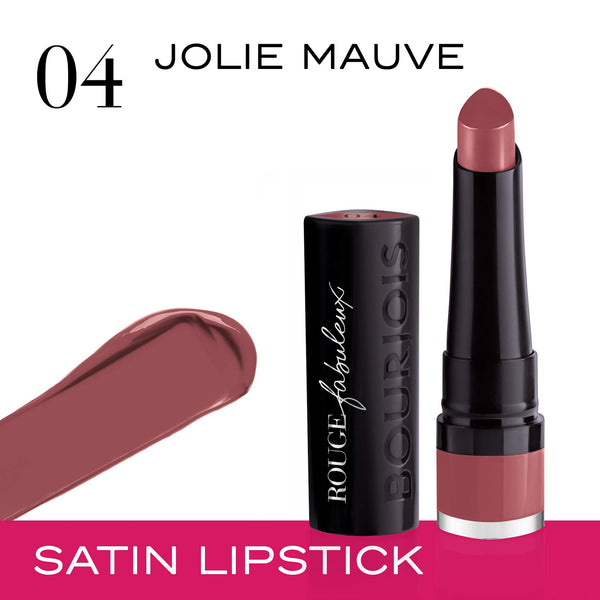 Bourjois Rouge Fabuleux Lipstick  04 JOLIE MAUVE