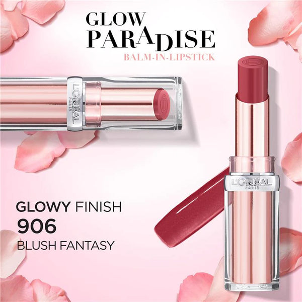 L'Oréal Glow Paradise Balm In A Lipstick  906 BLUSH FANTASY