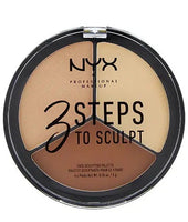 NYX 3 Steps To Sculpt Face Sculpting Palette  LIGHT