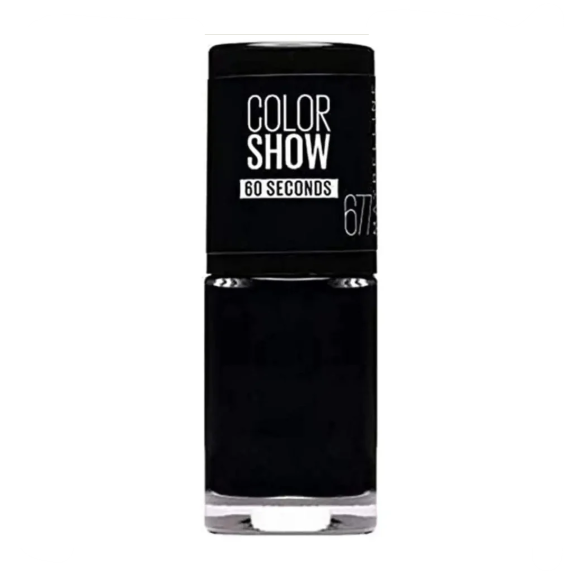 Maybelline Color Show Nail Polish  677 BLACKOUT
