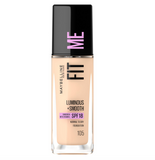 Maybelline Fit Me Luminous & Smooth Foundation  105 NATURAL IVORY