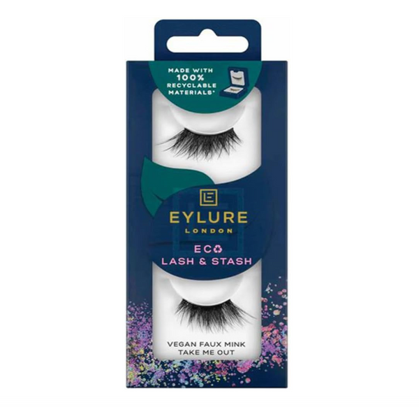 Eylure Eco Lash & Stash Vegan Faux Mink Lashes  TAKE ME OUT