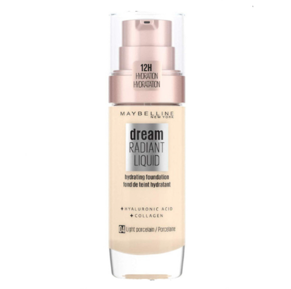 Maybelline Dream Radiant Liquid Foundation  04 LIGHT PORCELAIN