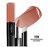 L'Oréal Infallible 24hr 2 Step Liquid Lipstick 119 NEVER ENDING NUTMEG