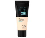 Maybelline Fit Me Matte + Poreless Foundation  104 SOFT IVORY