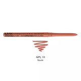 NYX Professional Makeup Retractable Waterproof Lip Liner  MPL10 NUDE