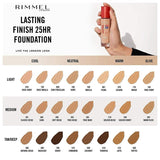 Rimmel Lasting Finish 25hr Foundation  010 ROSE IVORY