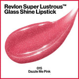 Revlon Super Lustrous Glass Shine lipstick  015 DAZZLE ME PINK