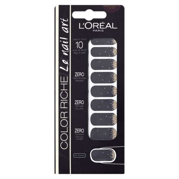 L'Oréal Color Riche Le Nail Art (18 Stickers)  009 POUDRE D'OR