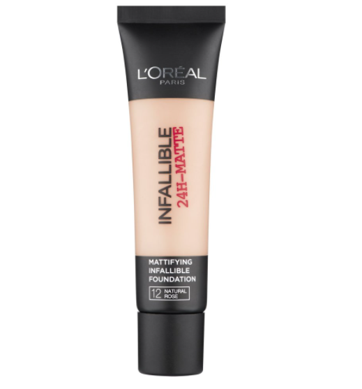 L'Oréal Infallible 24hr Matte Foundation 12 NATURAL ROSE