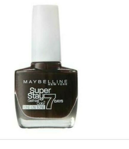 Maybelline Superstay 7 Day Gel nail polish  879 HOT HUE (deep brown)